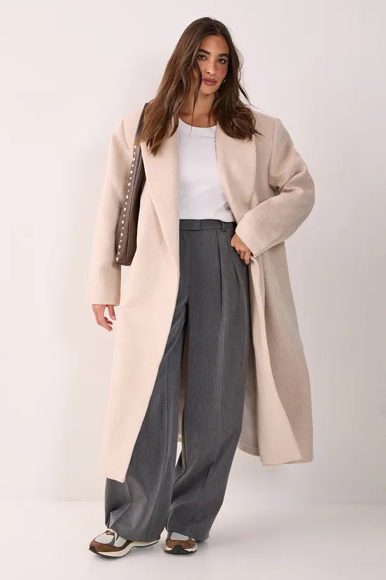 Premium Wool Blend Maxi Coat