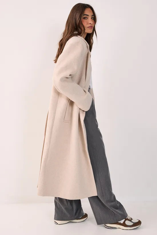 Premium Wool Blend Maxi Coat