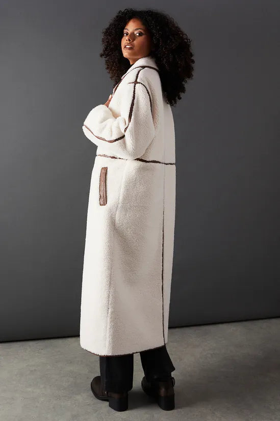 Contrast Bonded Coat