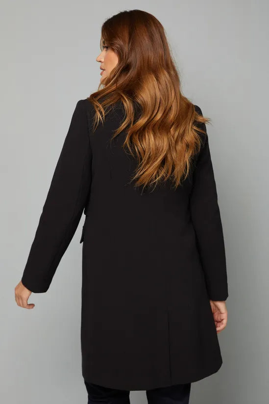 Double Crepe Pea Coat