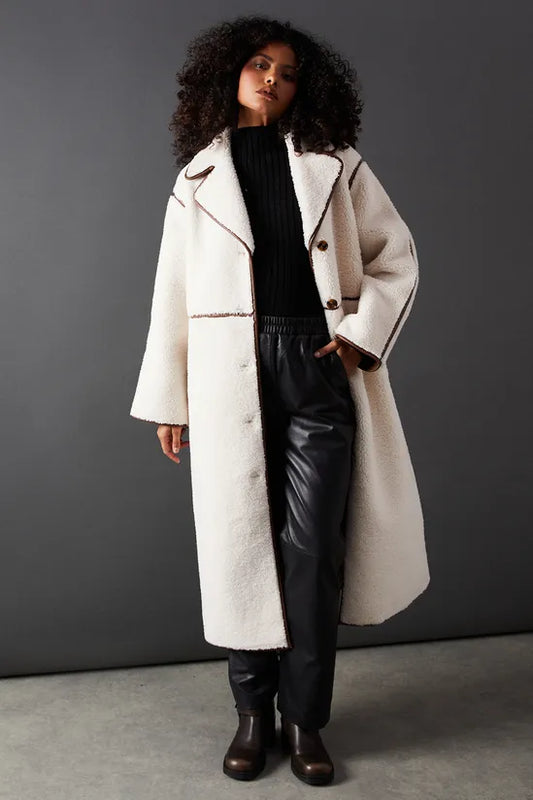 Contrast Bonded Coat